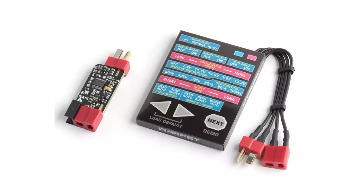 Mosfet Gate WARFET ver 1.1 - poprawiony precocking-Gate-Mosfety, kostki stykowe, płytki selektora- JAR-MIX Militaria