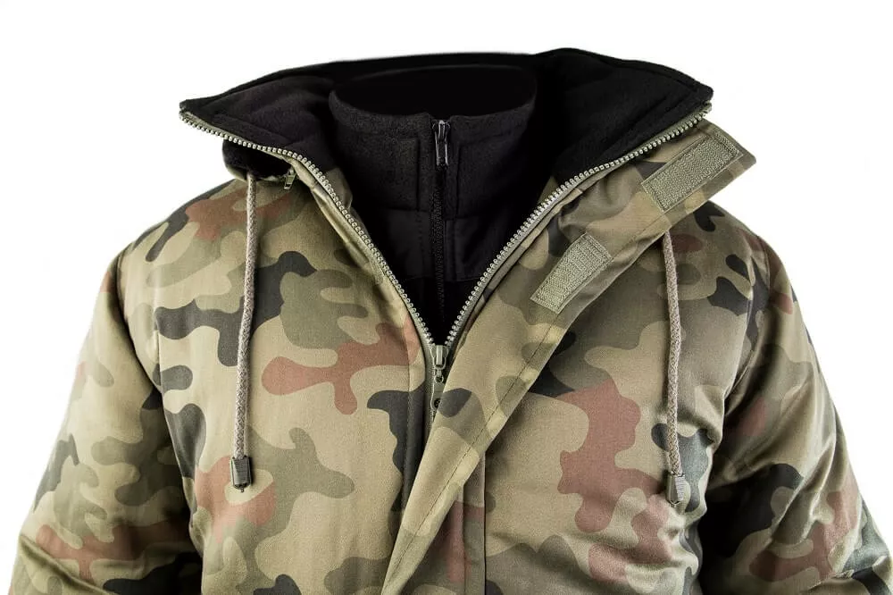 Kurtka Zimowa Wz.93 – Ocieplana z Kapturem-Polski producent-Kurtki