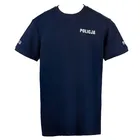 Modus - Koszulka T Shirt Policja 100% Bawełna Granatowa Odblaskowa