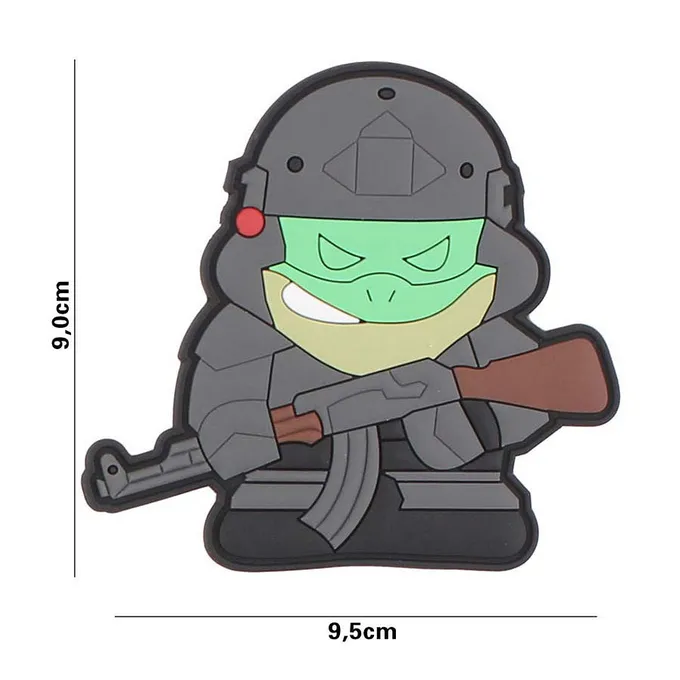 Frog Patch Pvc Patch 3D PVC Tactical frog #5107-101 INC-Naszywki, flagi- JAR-MIX Militaria