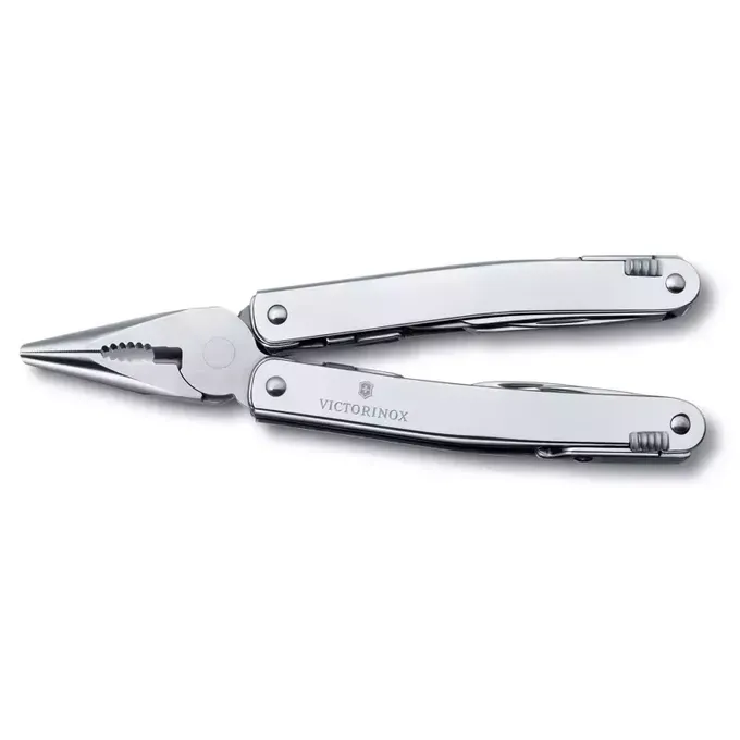 Swiss Tool Spirit X, 105 mm, etui skóra