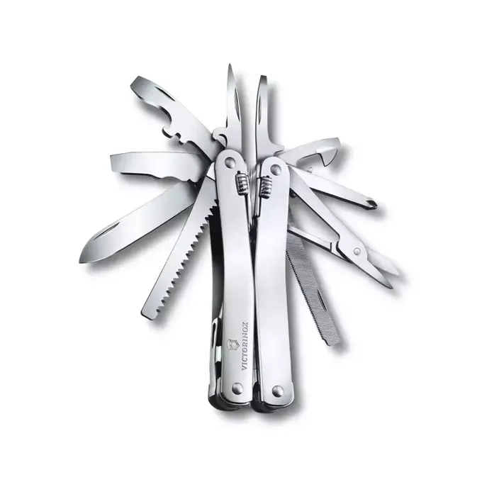 Swiss Tool Spirit X, 105 mm, etui skóra