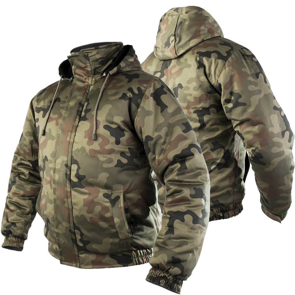 Kurtka Zimowa Wz.93 – Ocieplana z Kapturem-Polski producent-Kurtki